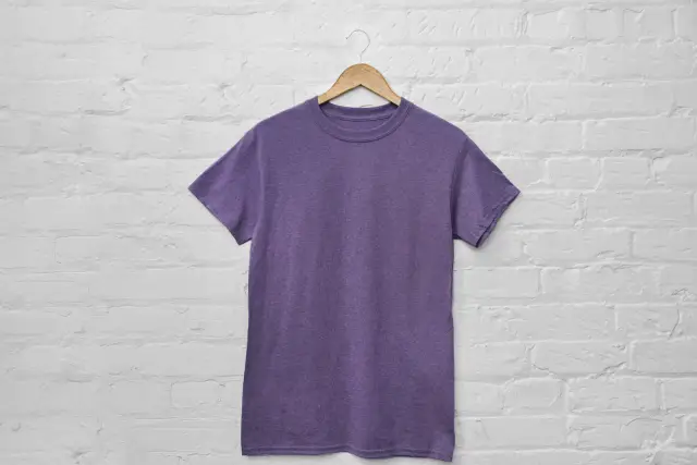Remera de algodón Violeta